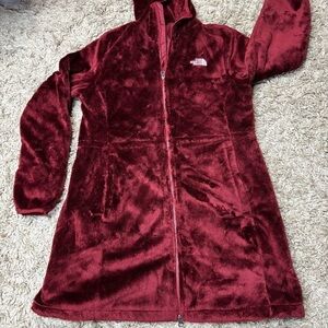 THE NORTH FACE PARKA LINED FLEECE COAT TOP JACKET SIZE M WOMANS